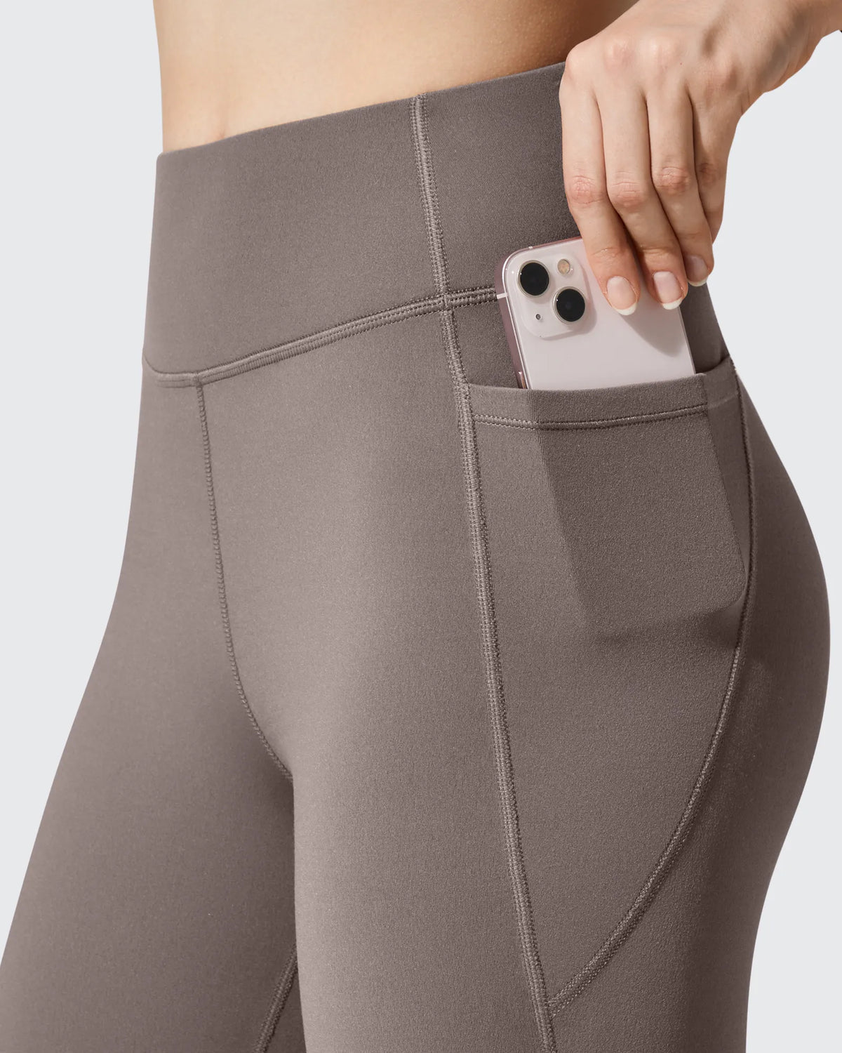 Barefeel Fleece Lined High Waist Flare Yoga Leggings