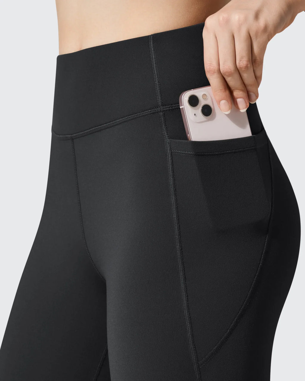 Barefeel Fleece Lined High Waist Flare Yoga Leggings