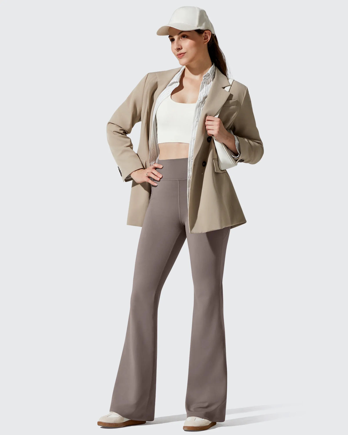 Barefeel Fleece Lined High Waist Flare Yoga Leggings