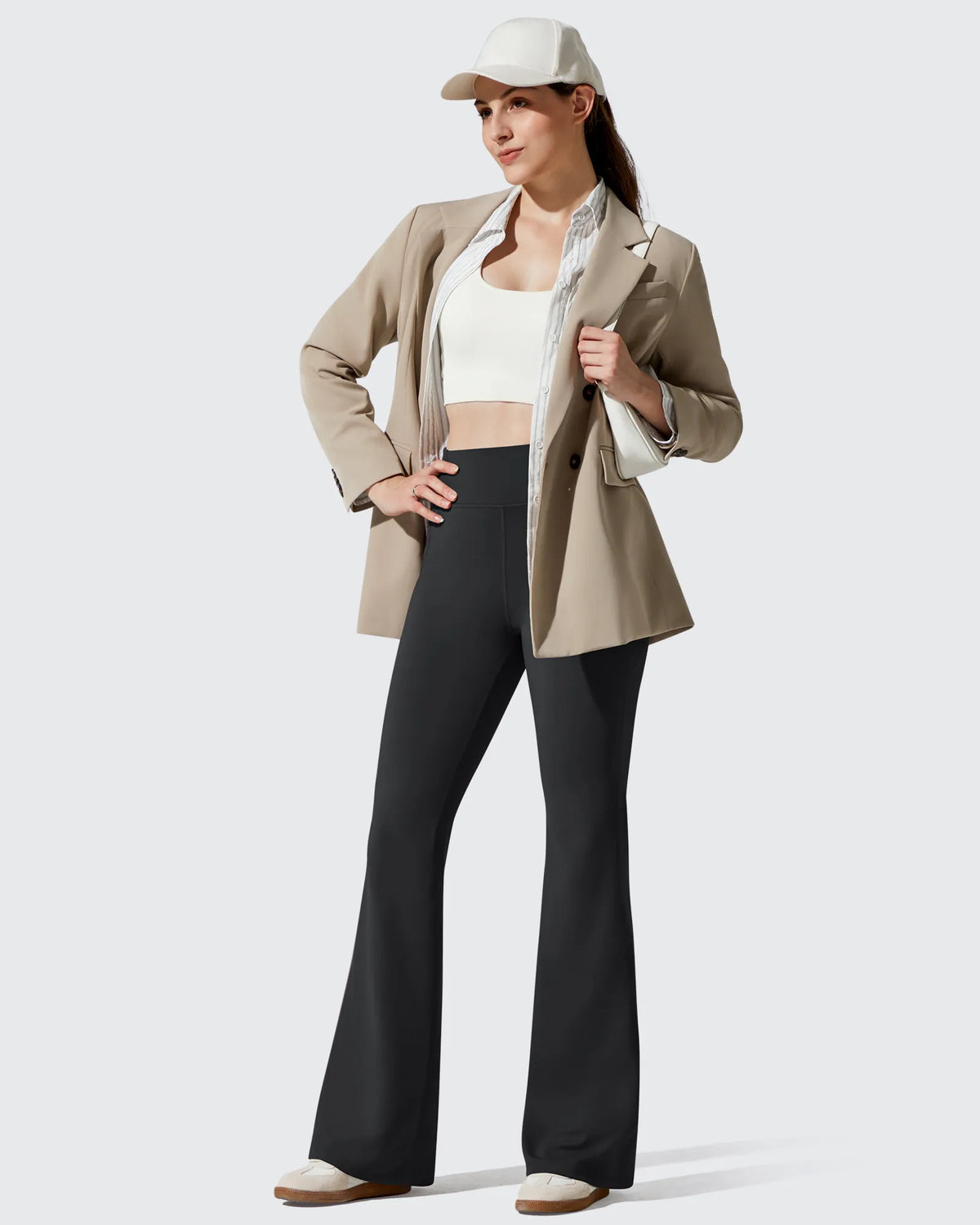 Barefeel Fleece Lined High Waist Flare Yoga Leggings
