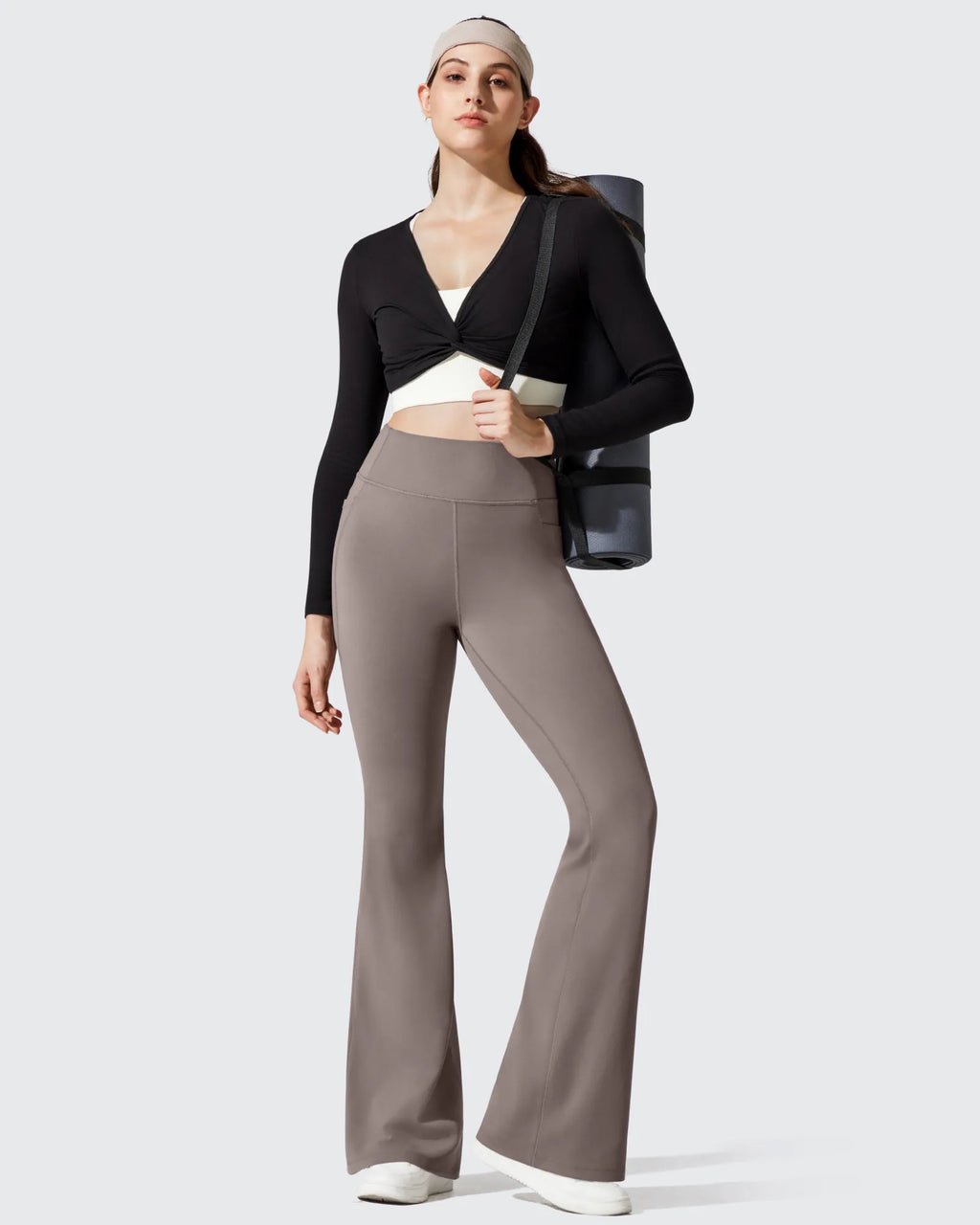 Barefeel Fleece Lined High Waist Flare Yoga Leggings