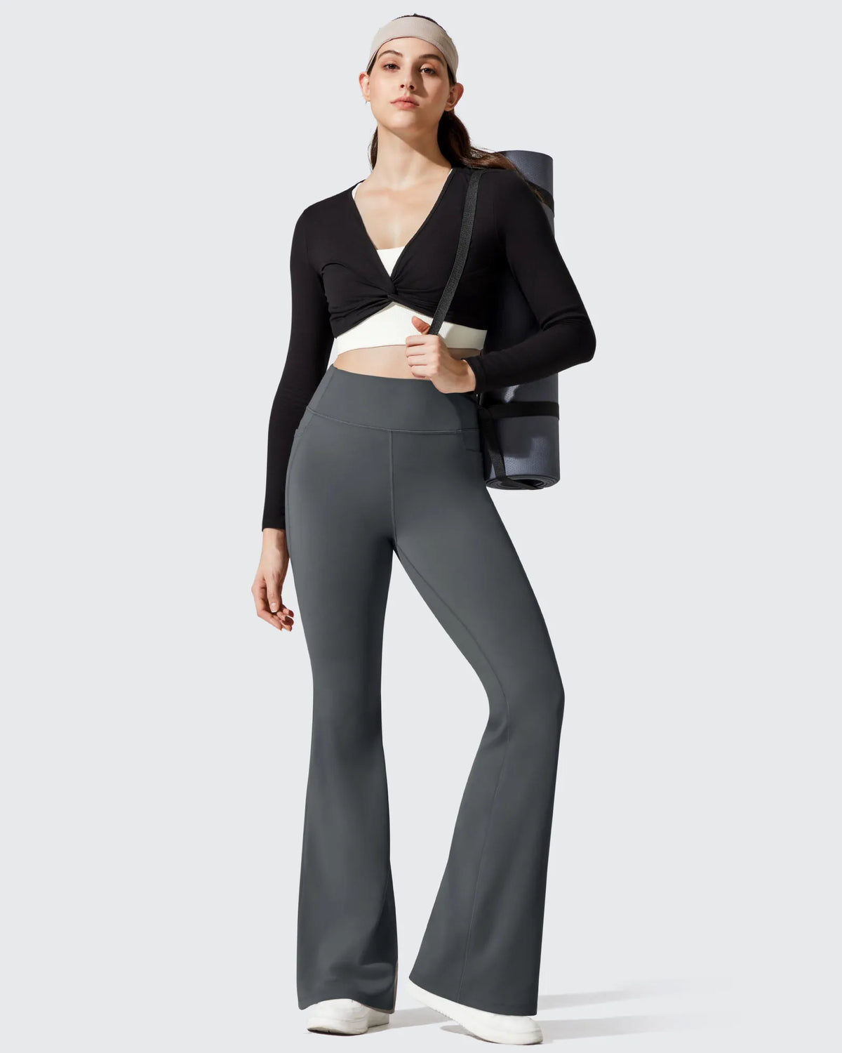 Barefeel Fleece Lined High Waist Flare Yoga Leggings