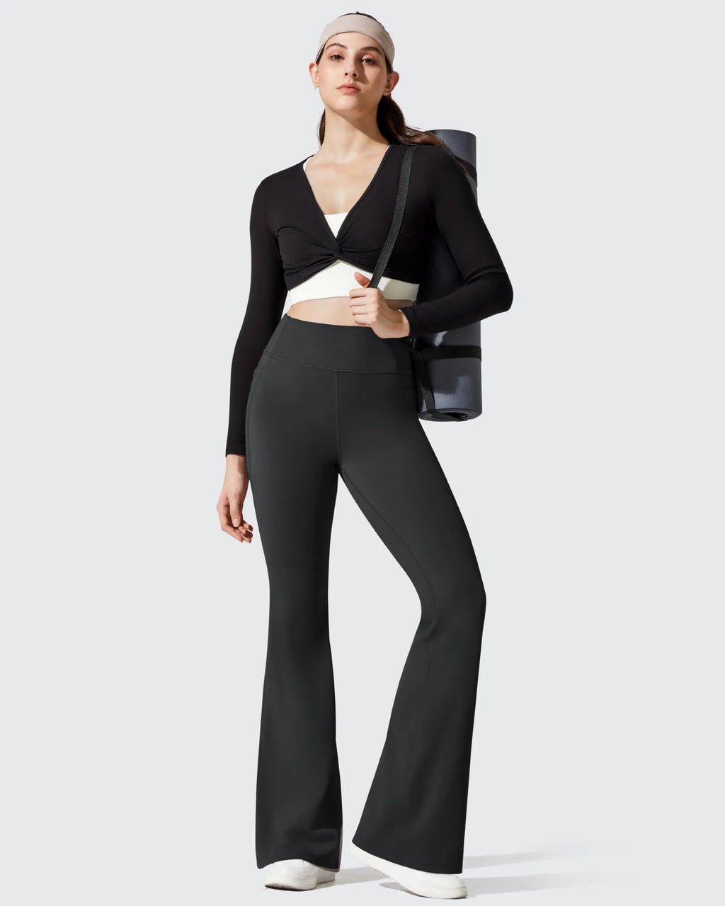 Barefeel Fleece Lined High Waist Flare Yoga Leggings