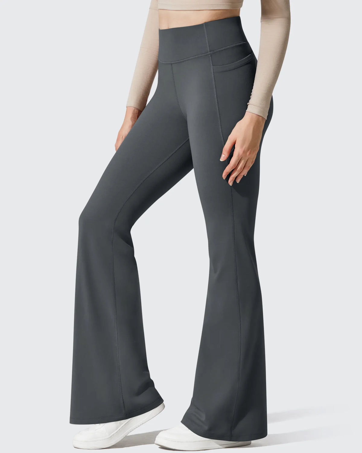 Barefeel Fleece Lined High Waist Flare Yoga Leggings