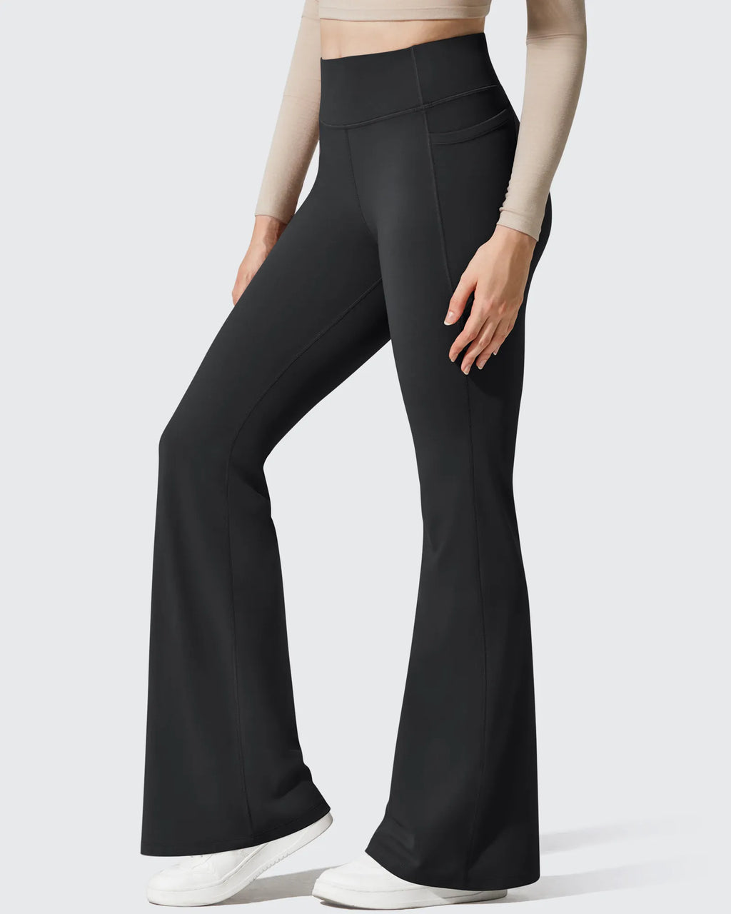 Barefeel Fleece Lined High Waist Flare Yoga Leggings