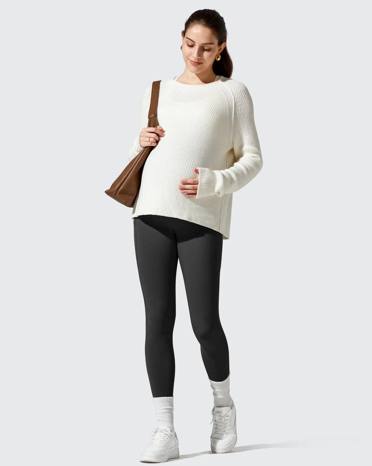 Barefeel Fleece Lined Maternity Leggings