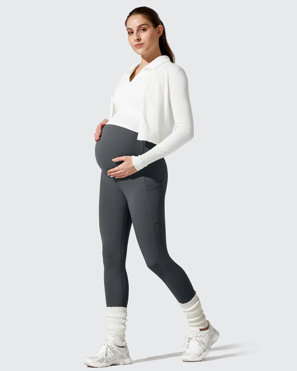 Barefeel Fleece Lined Maternity Leggings
