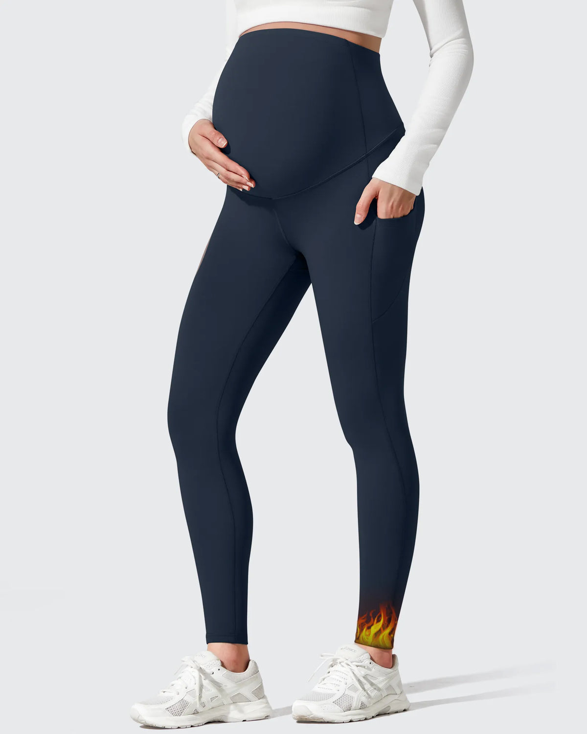 Barefeel Fleece Lined Maternity Leggings