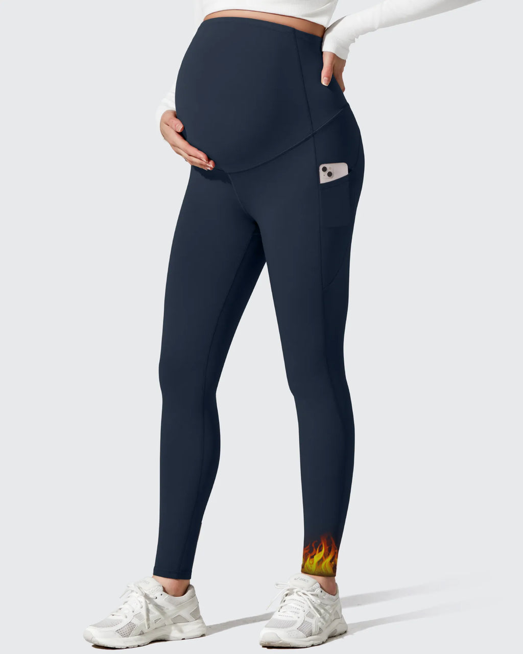 Barefeel Fleece Lined Maternity Leggings