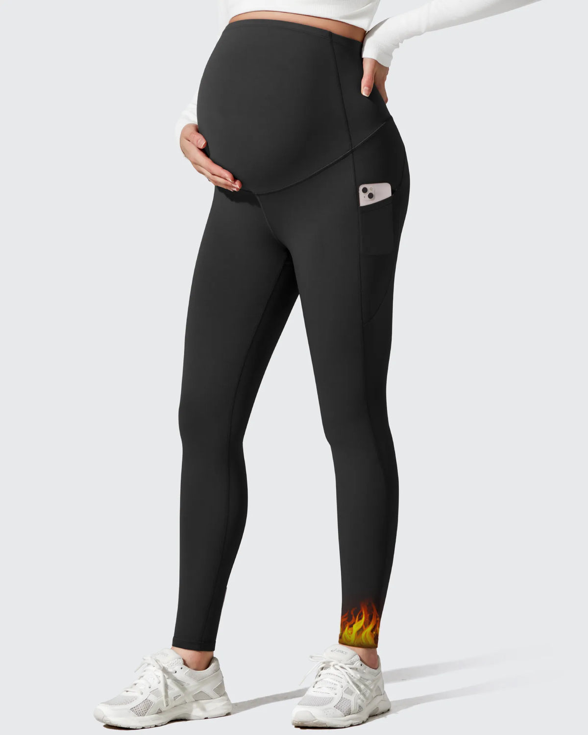 Barefeel Fleece Lined Maternity Leggings