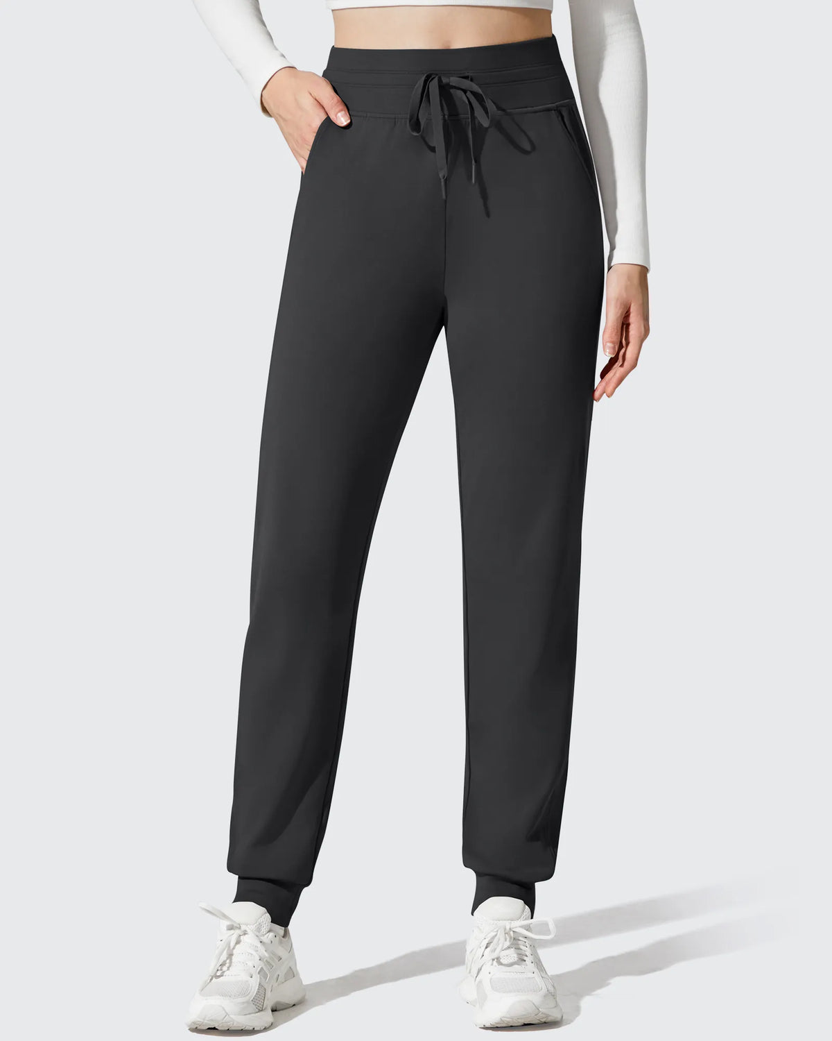 Barefeel Fleece Lined Tapered Leg Drawstring Joggers