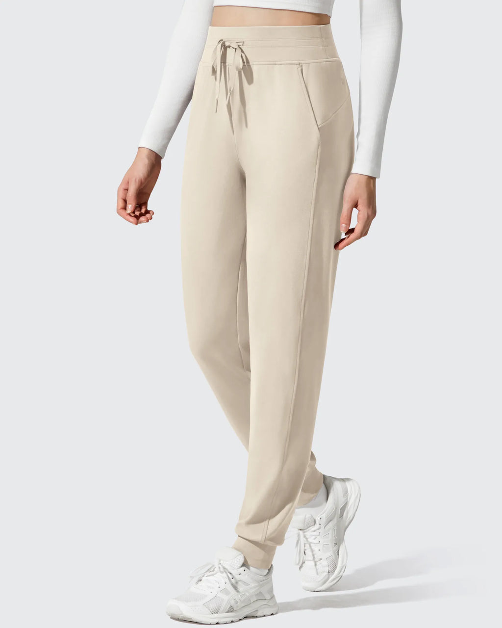 Barefeel Fleece Lined Tapered Leg Drawstring Joggers
