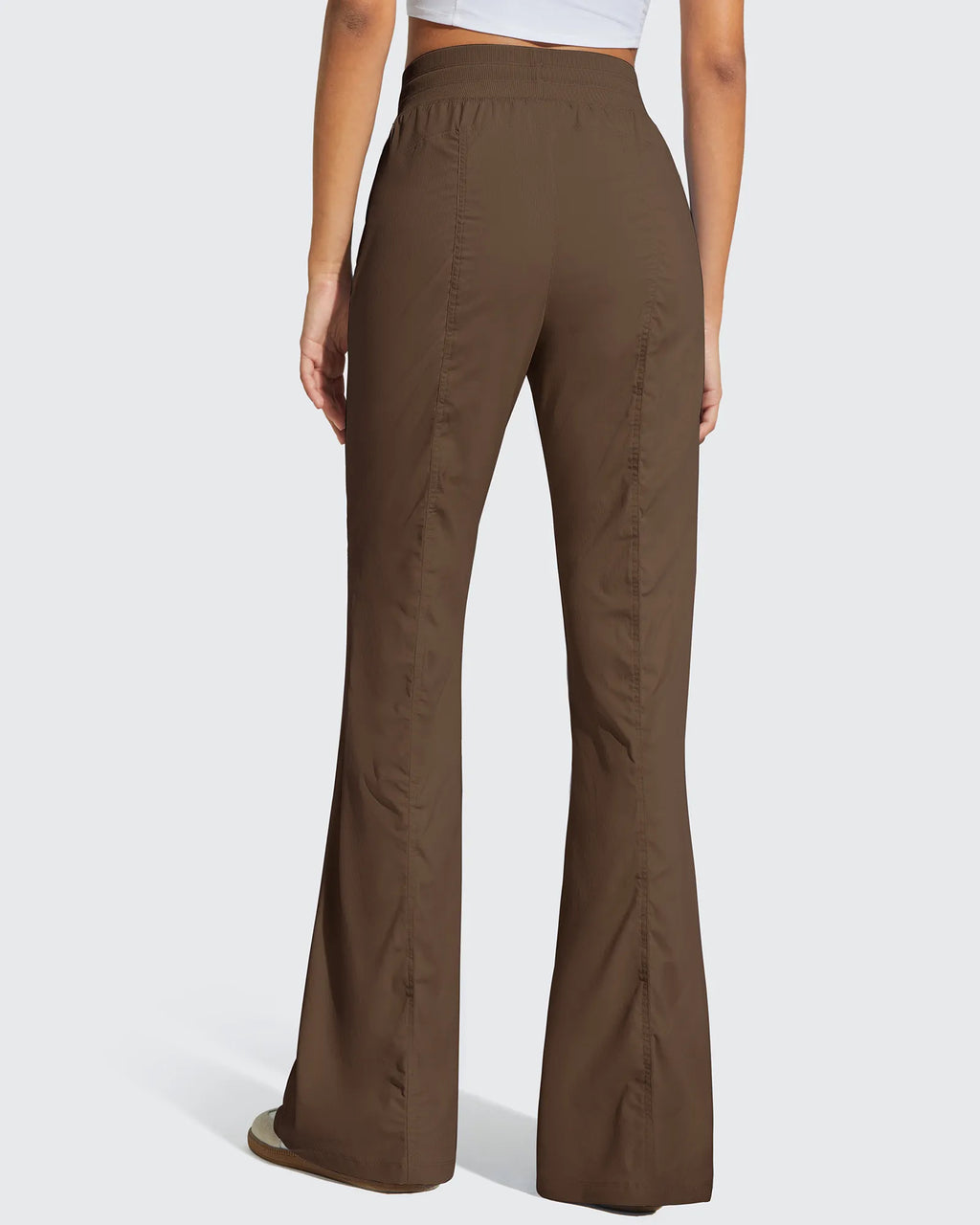 Breezeline Flare Pockets High Waist Drawstring Leggings