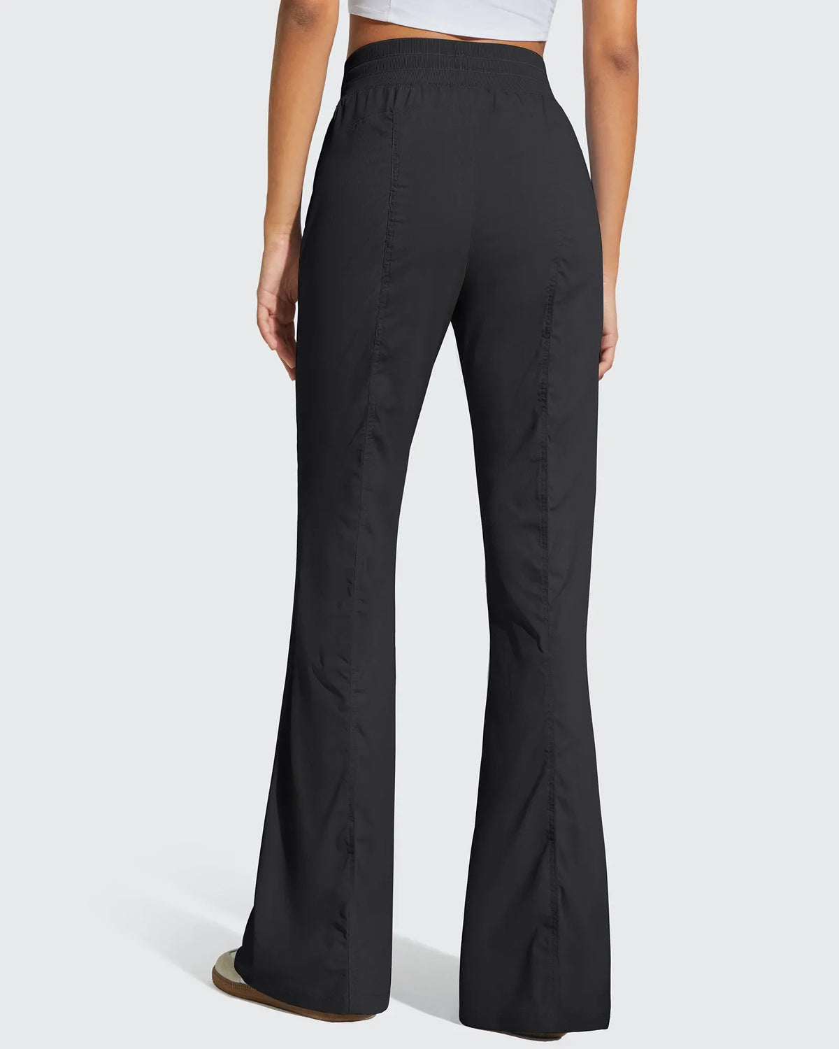 Breezeline Flare Pockets High Waist Drawstring Leggings