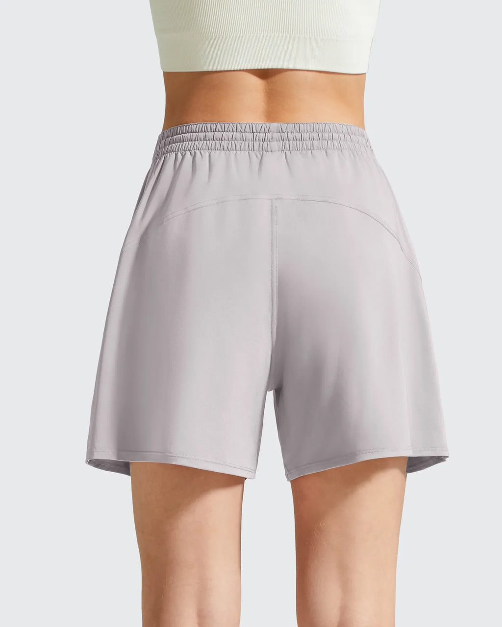 Chillwhisp Built-in Shorts Split Running Shorts 3''