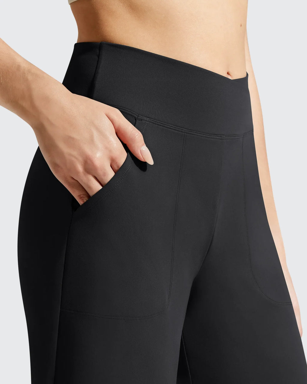 EverGoing Cross Waist Pockets Athletic Shorts 6''