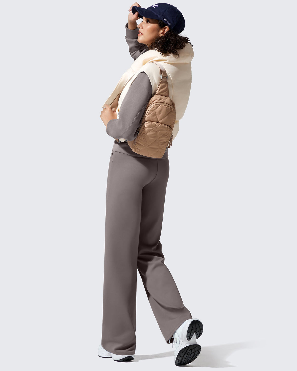 EverGoing Fleece Lined High-Waisted Dressy Pants