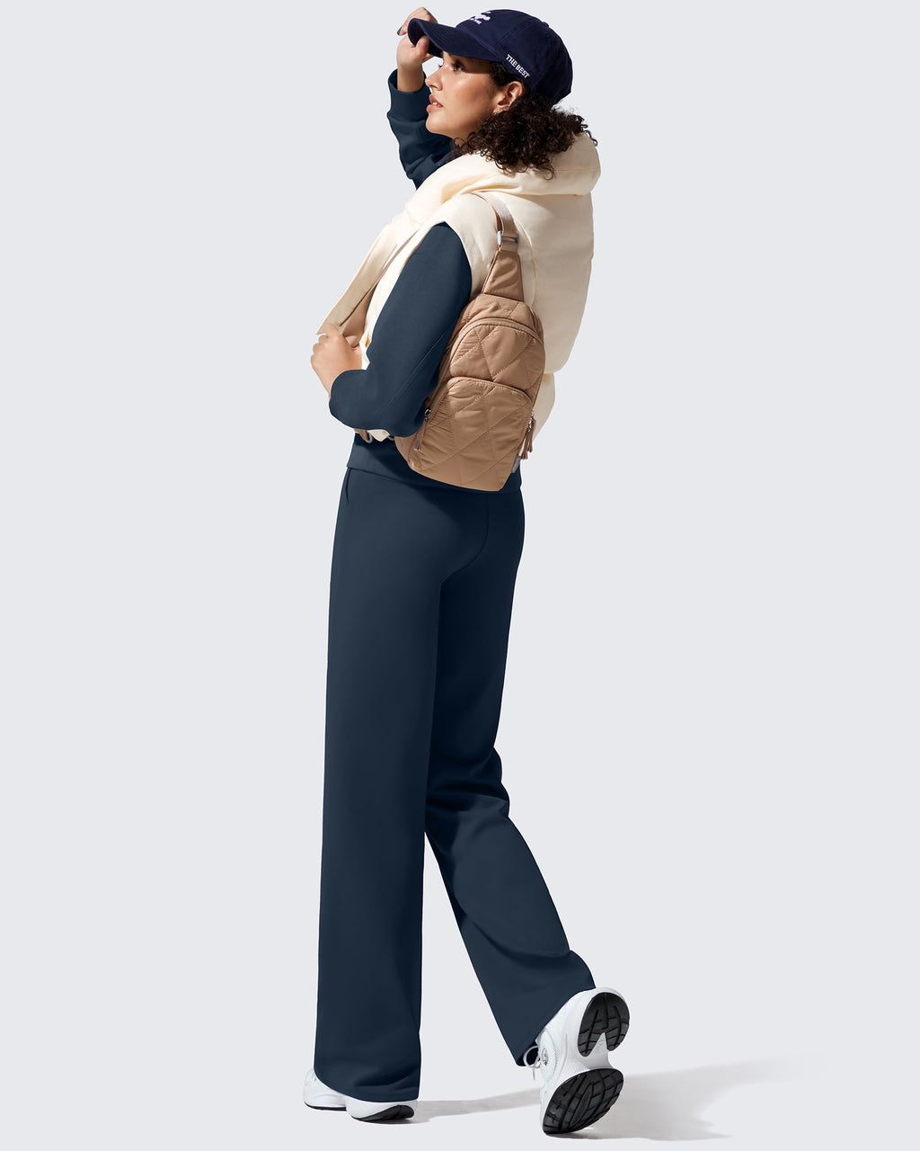 EverGoing Fleece Lined High-Waisted Dressy Pants