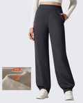 EverGoing Fleece Lined Loose Warm Narrow Legs Pants