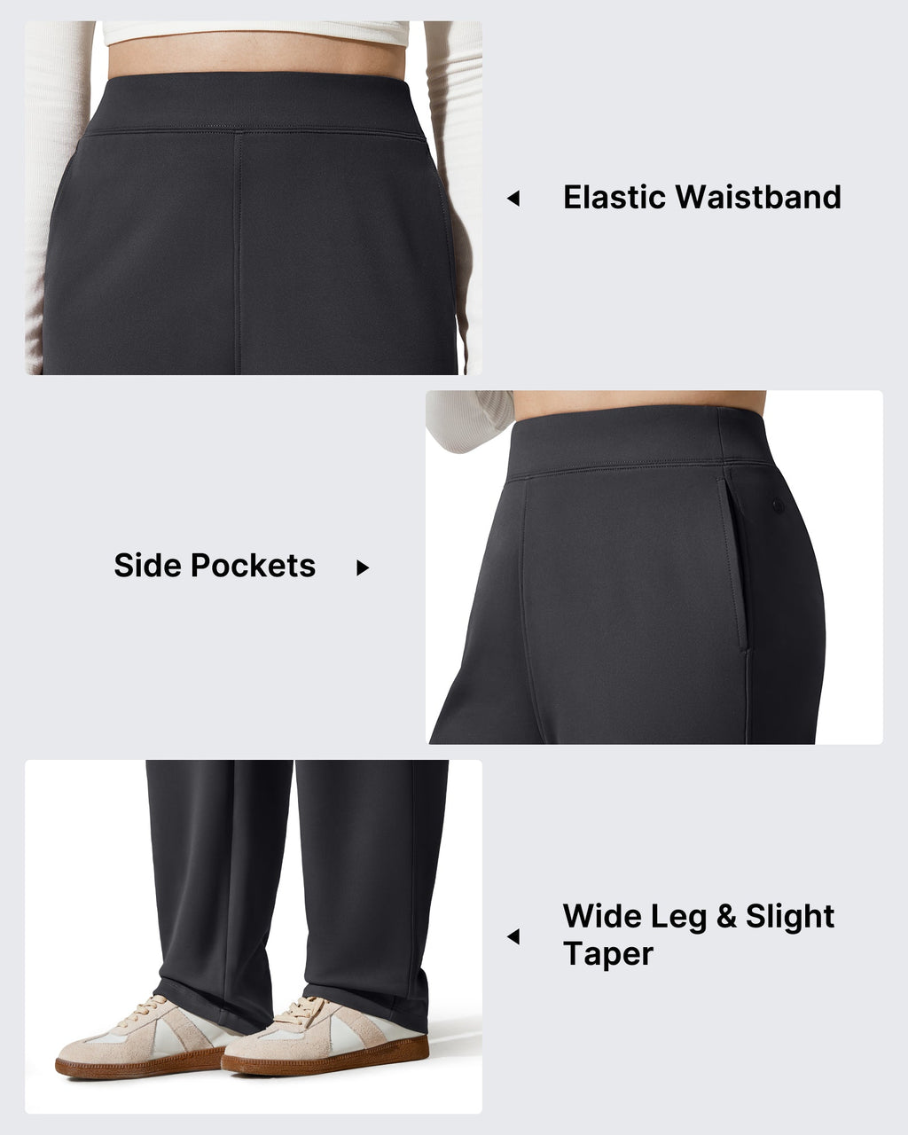 EverGoing Fleece Lined Loose Warm Narrow Legs Pants