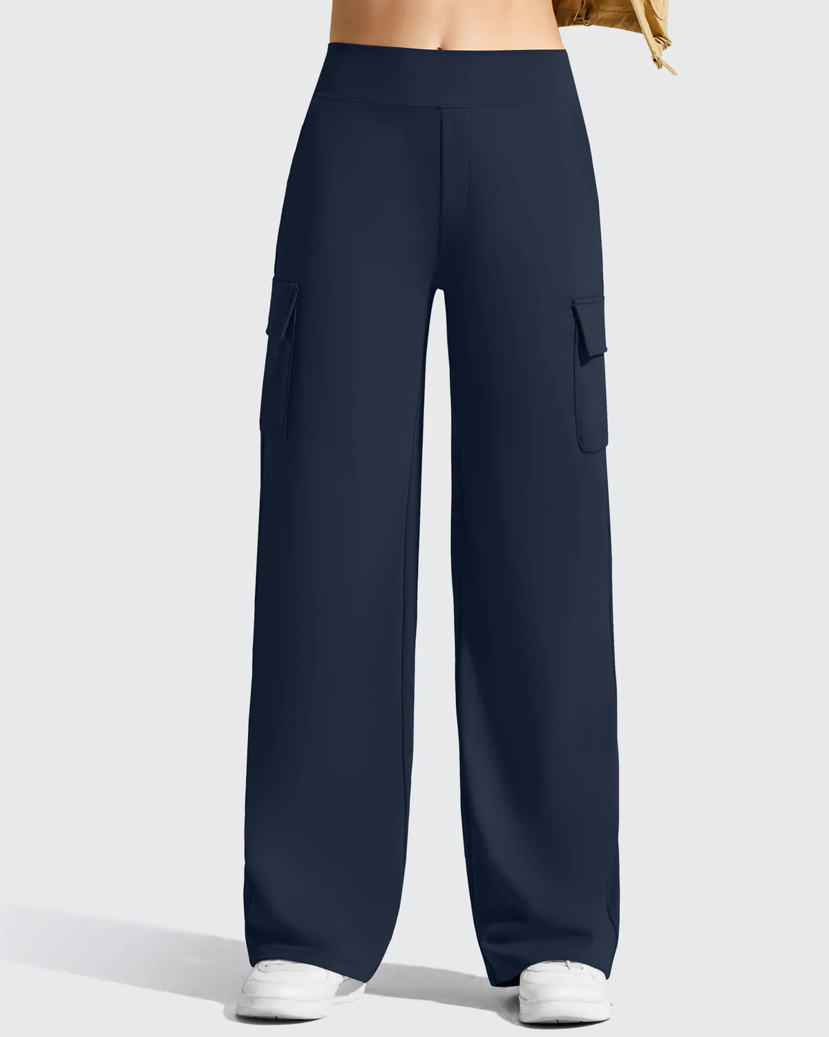 EverGoing High-Waist 4 Pockets Wide Leg Cargo Pants