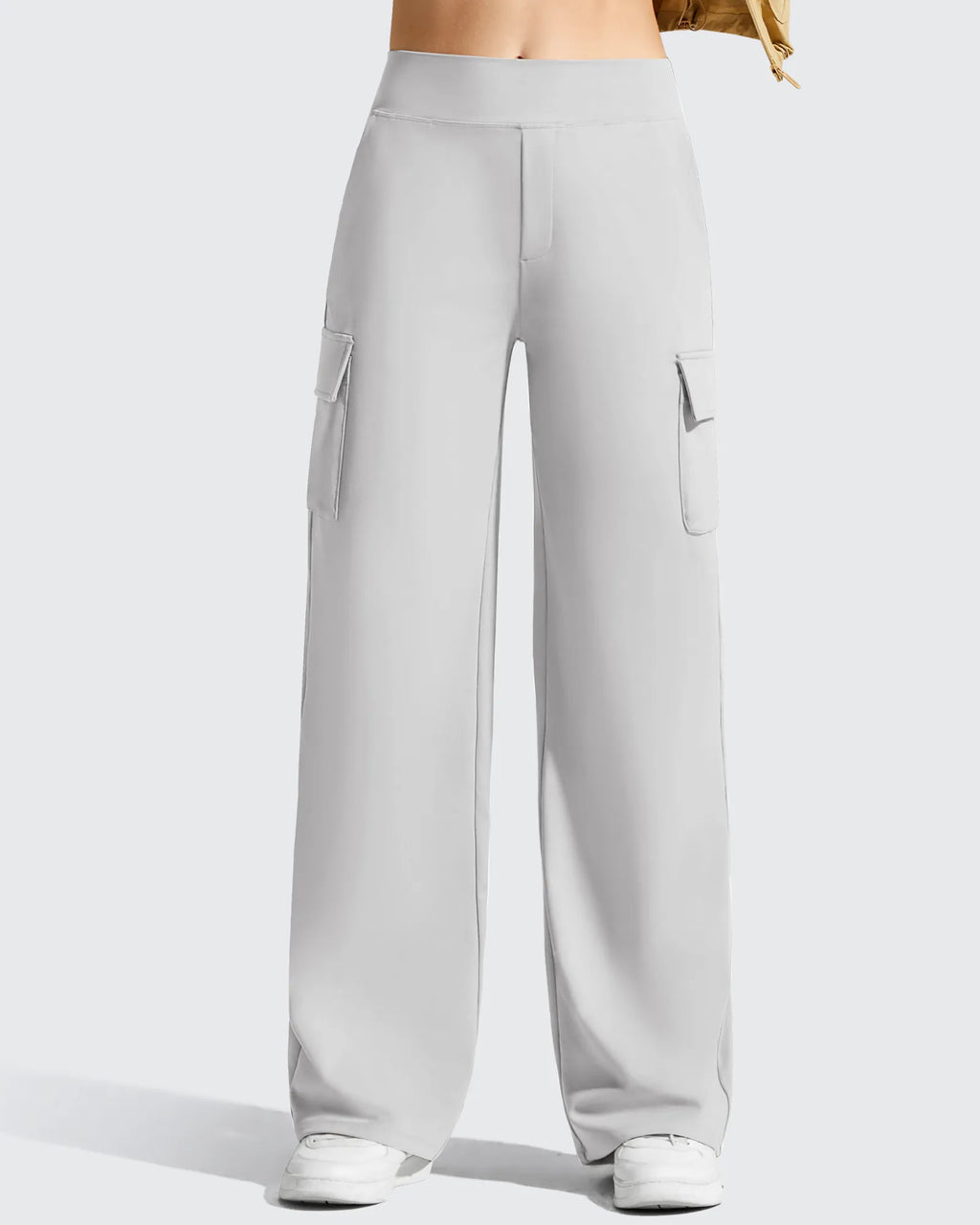 EverGoing High-Waist 4 Pockets Wide Leg Cargo Pants