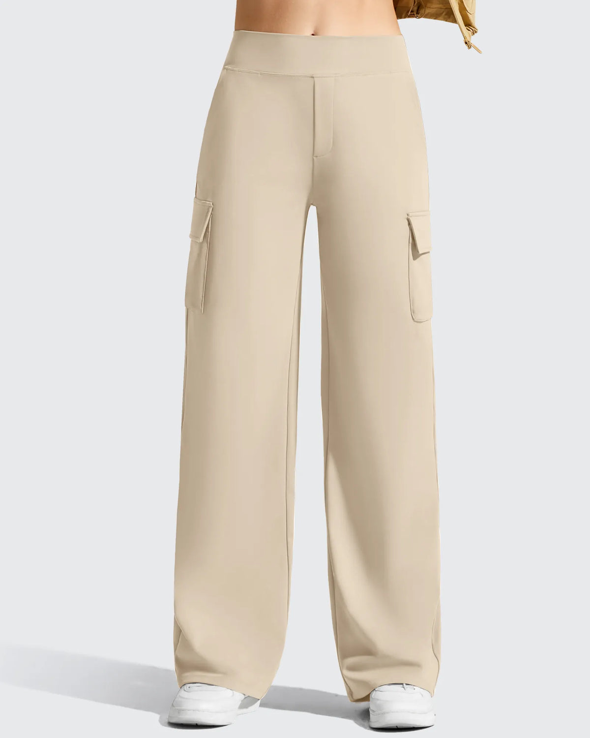 EverGoing High-Waist 4 Pockets Wide Leg Cargo Pants