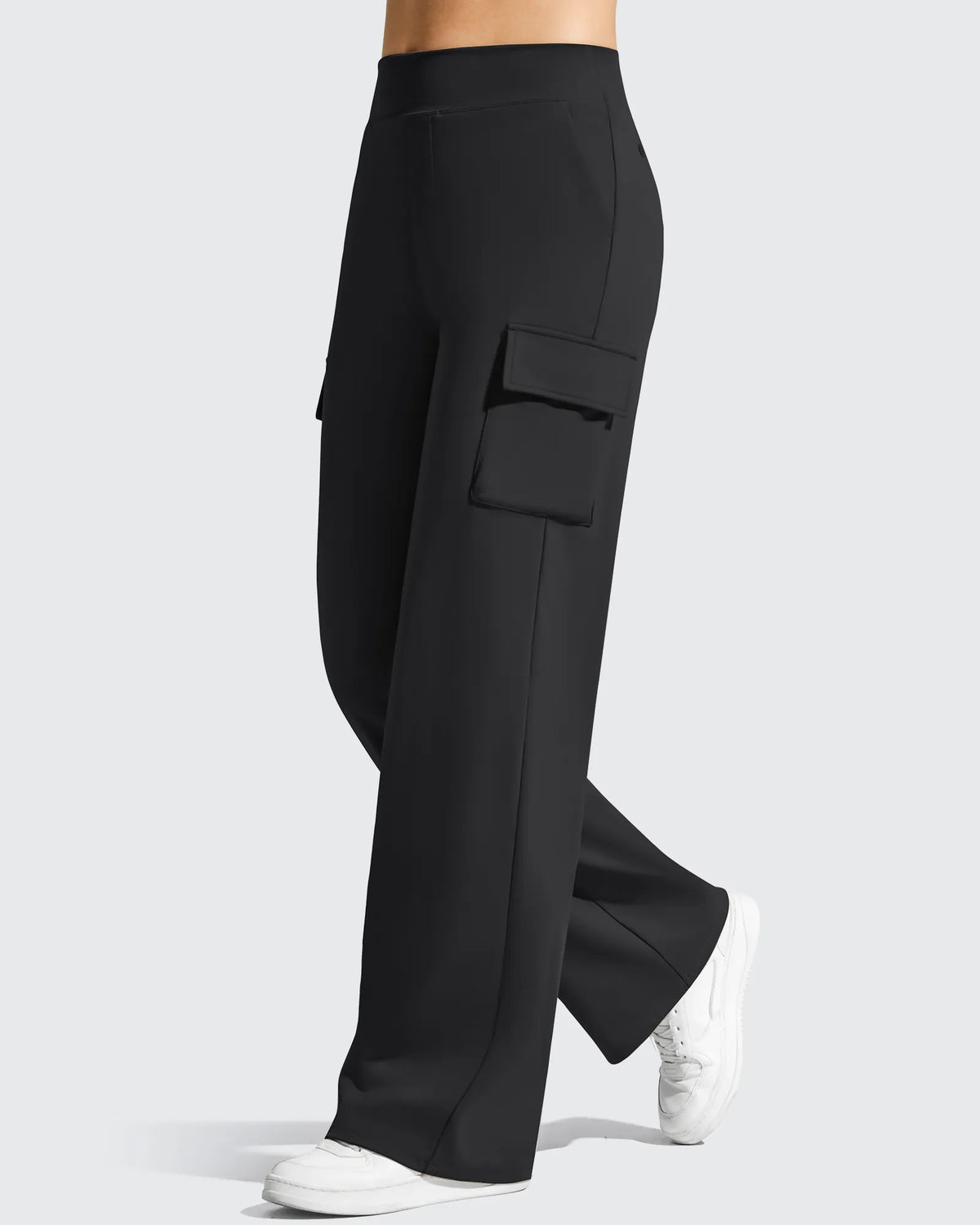 EverGoing High-Waist 4 Pockets Wide Leg Cargo Pants