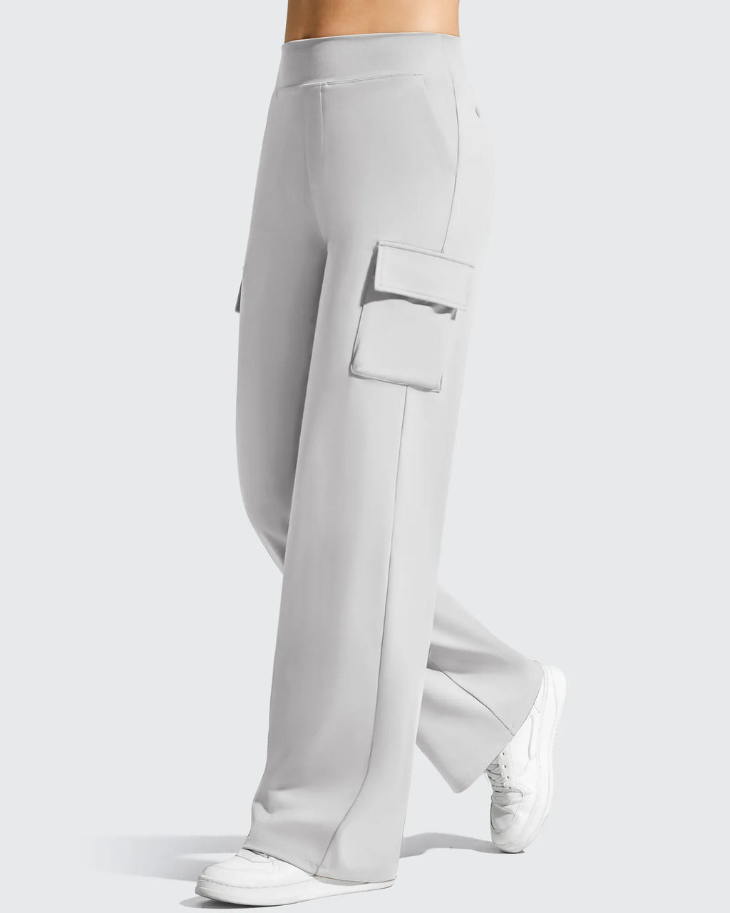 EverGoing High-Waist 4 Pockets Wide Leg Cargo Pants