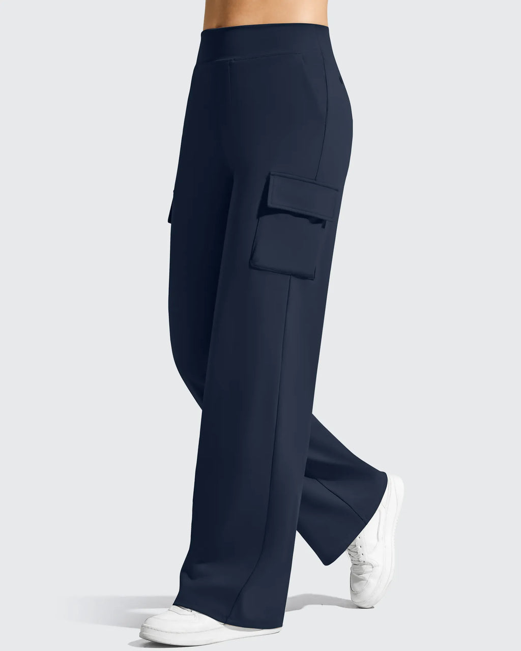 EverGoing High-Waist 4 Pockets Wide Leg Cargo Pants