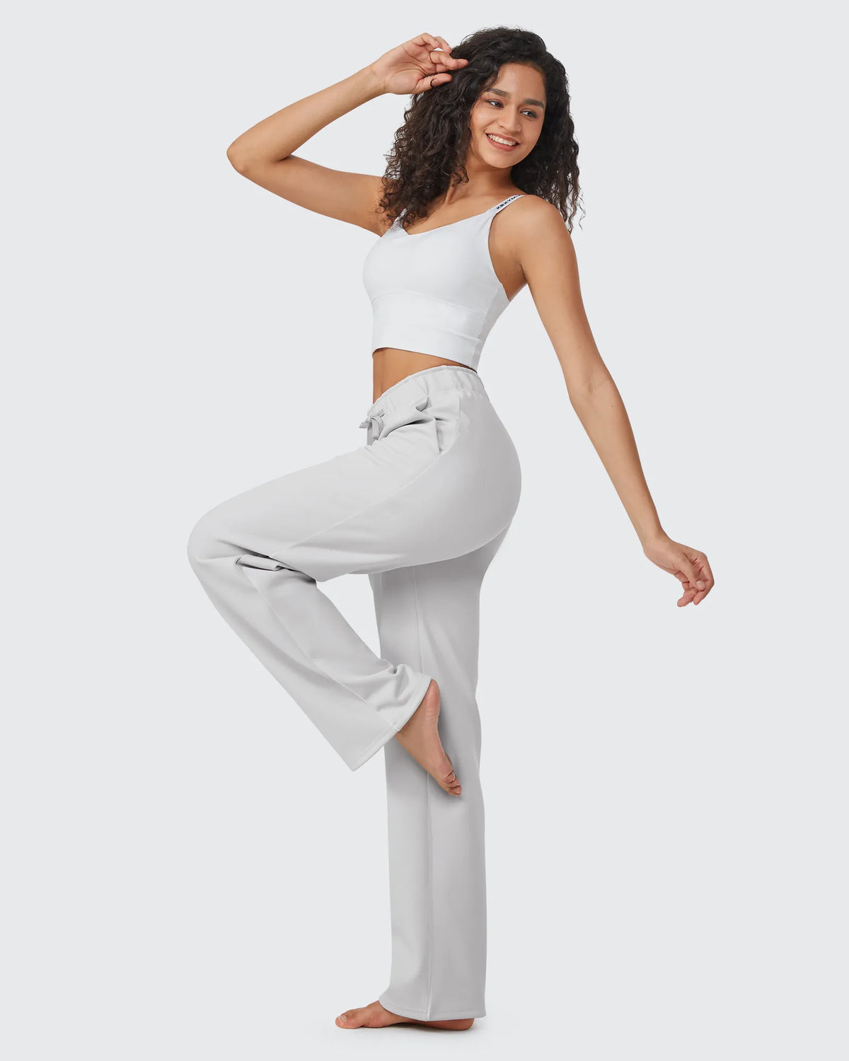 EverGoing Loose Fleece Lined Drawstring Casual Pants Petite