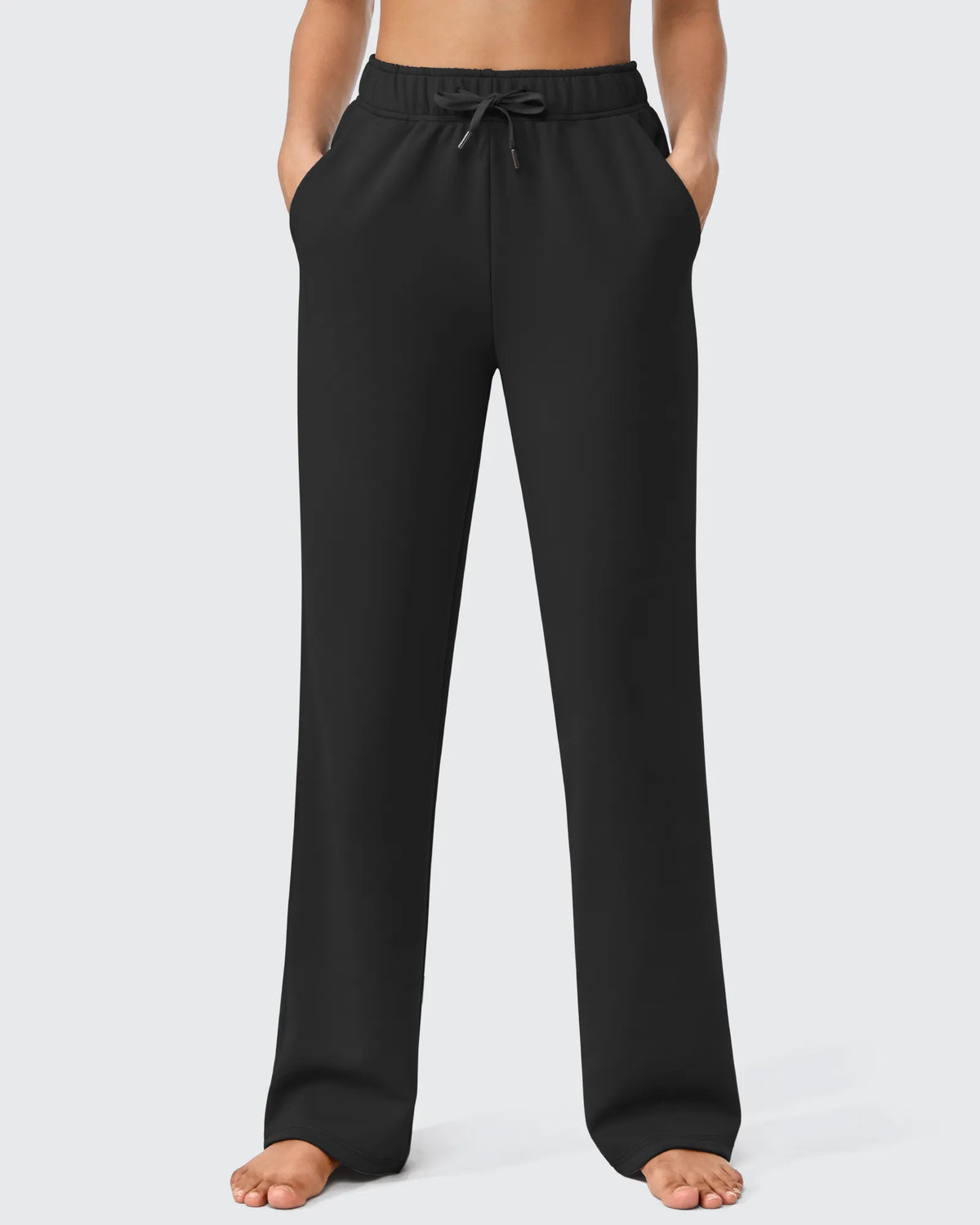 EverGoing Loose Fleece Lined Drawstring Casual Pants Petite