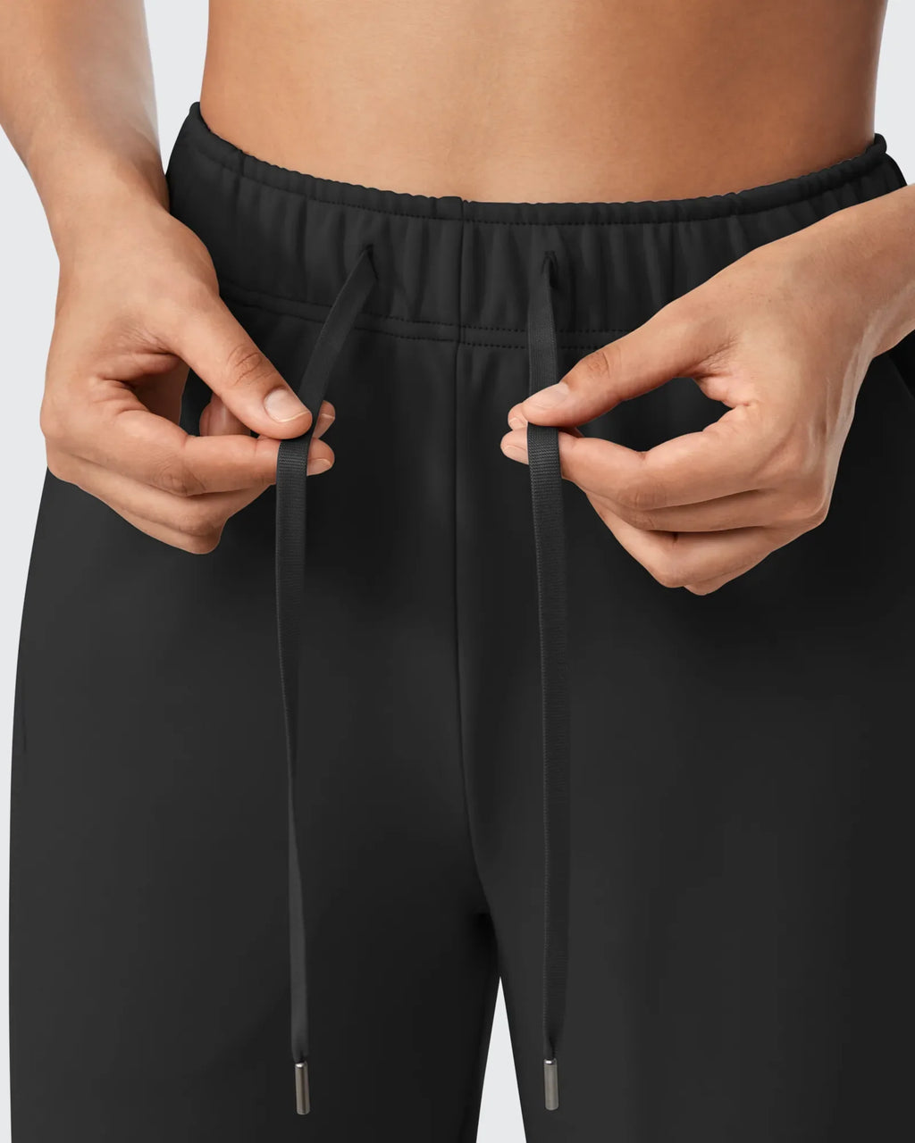 EverGoing Loose Fleece Lined Drawstring Casual Pants Petite
