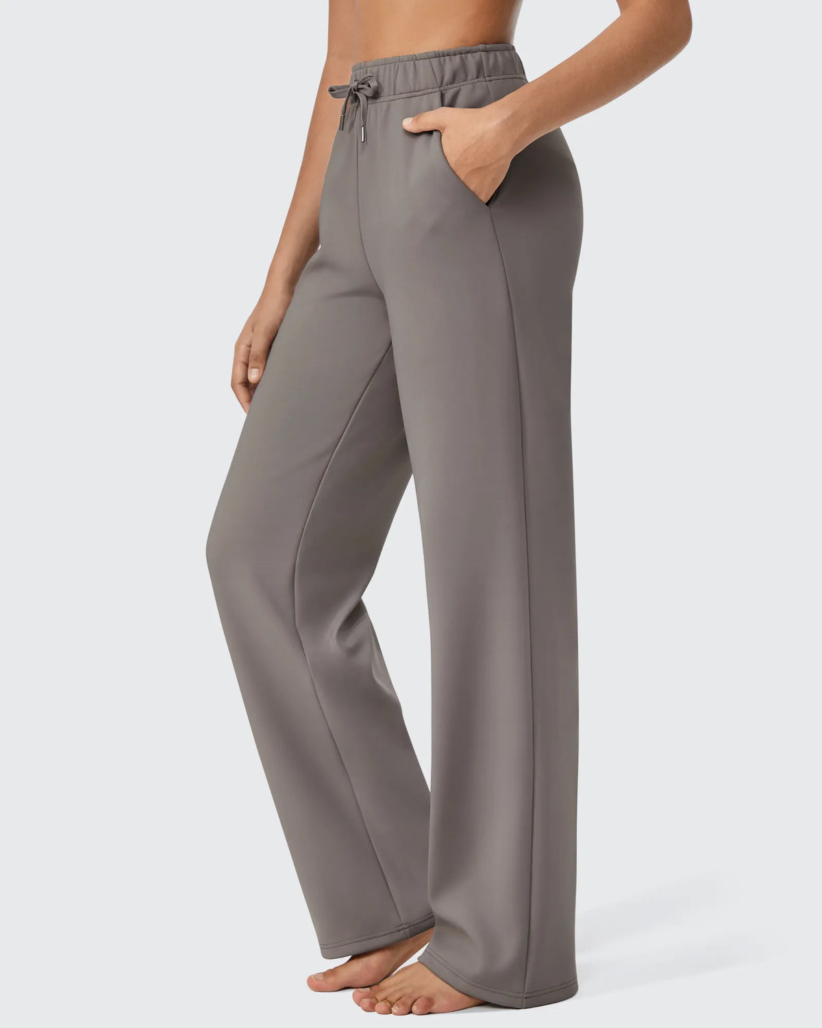 EverGoing Loose Fleece Lined Drawstring Casual Pants Petite
