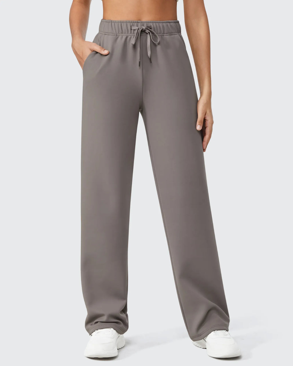 EverGoing Loose Fleece Lined Drawstring Casual Pants Petite