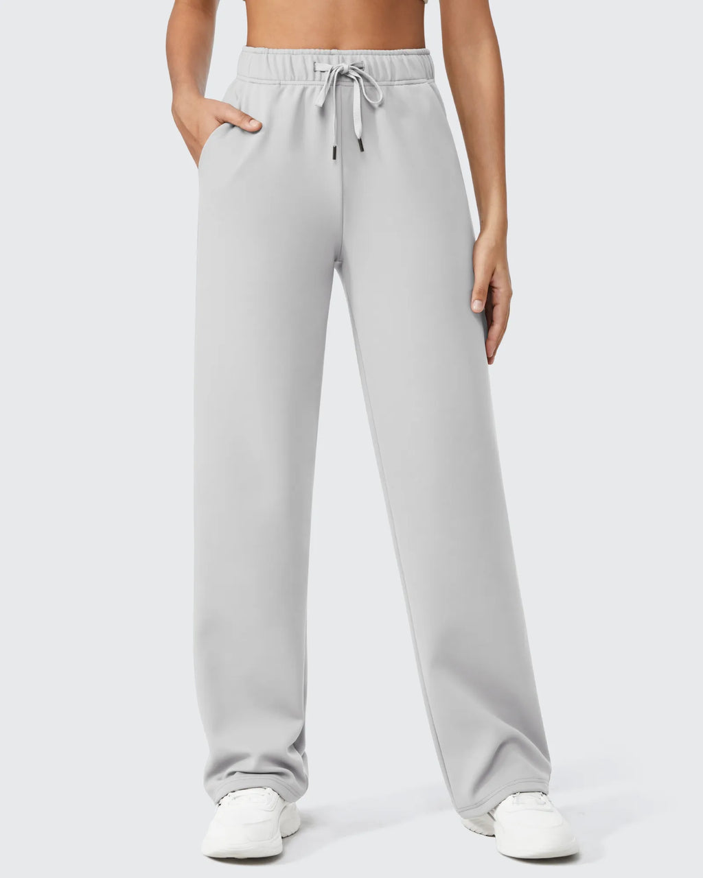 EverGoing Loose Fleece Lined Drawstring Casual Pants Petite