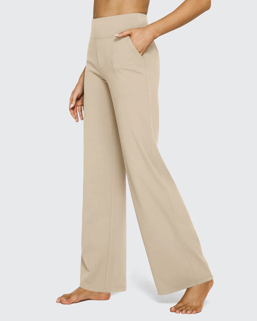 EverGoing Loose High-Waist Business Casual Pants 35''