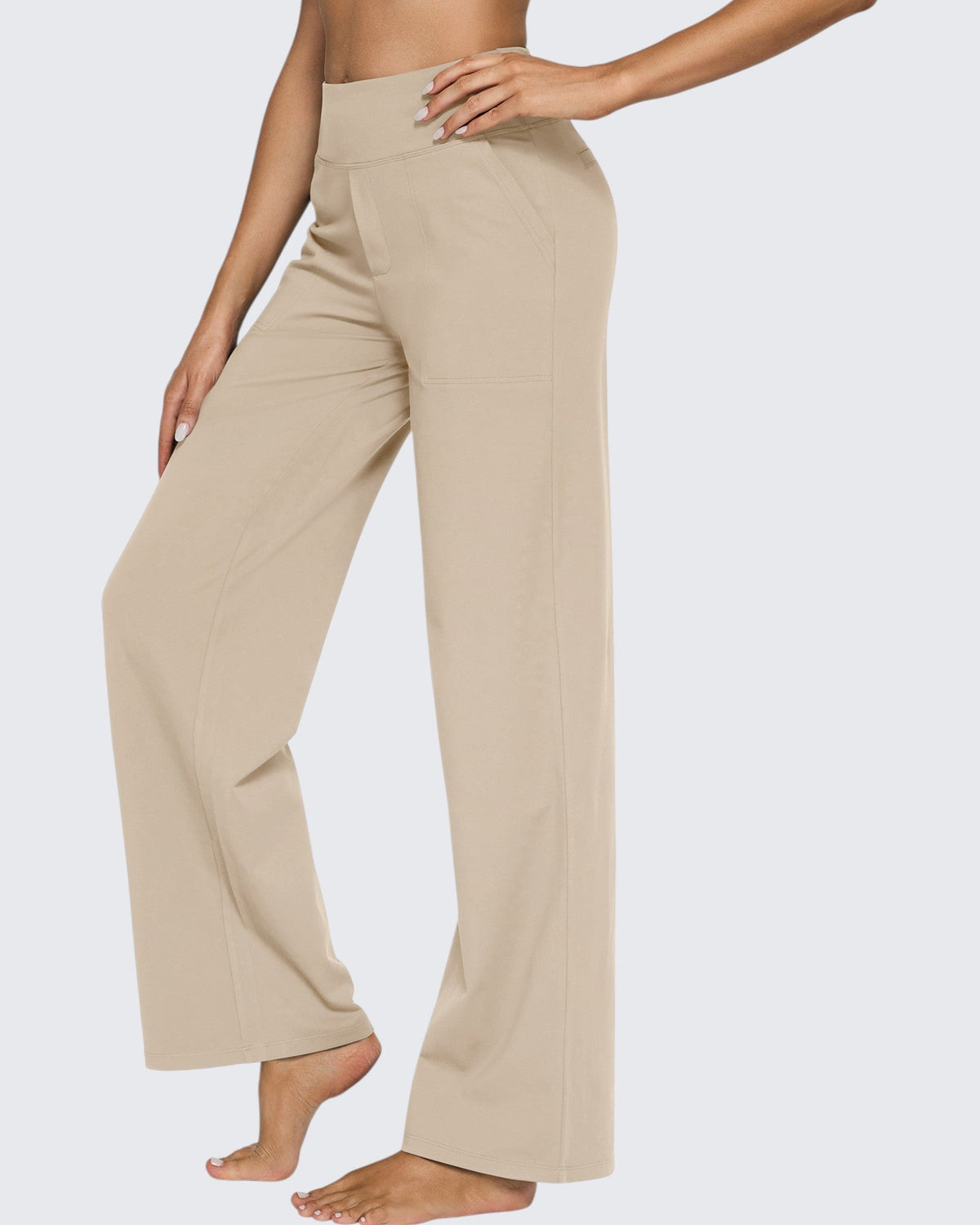 EverGoing Loose High-Waist Business Casual Pants 35''