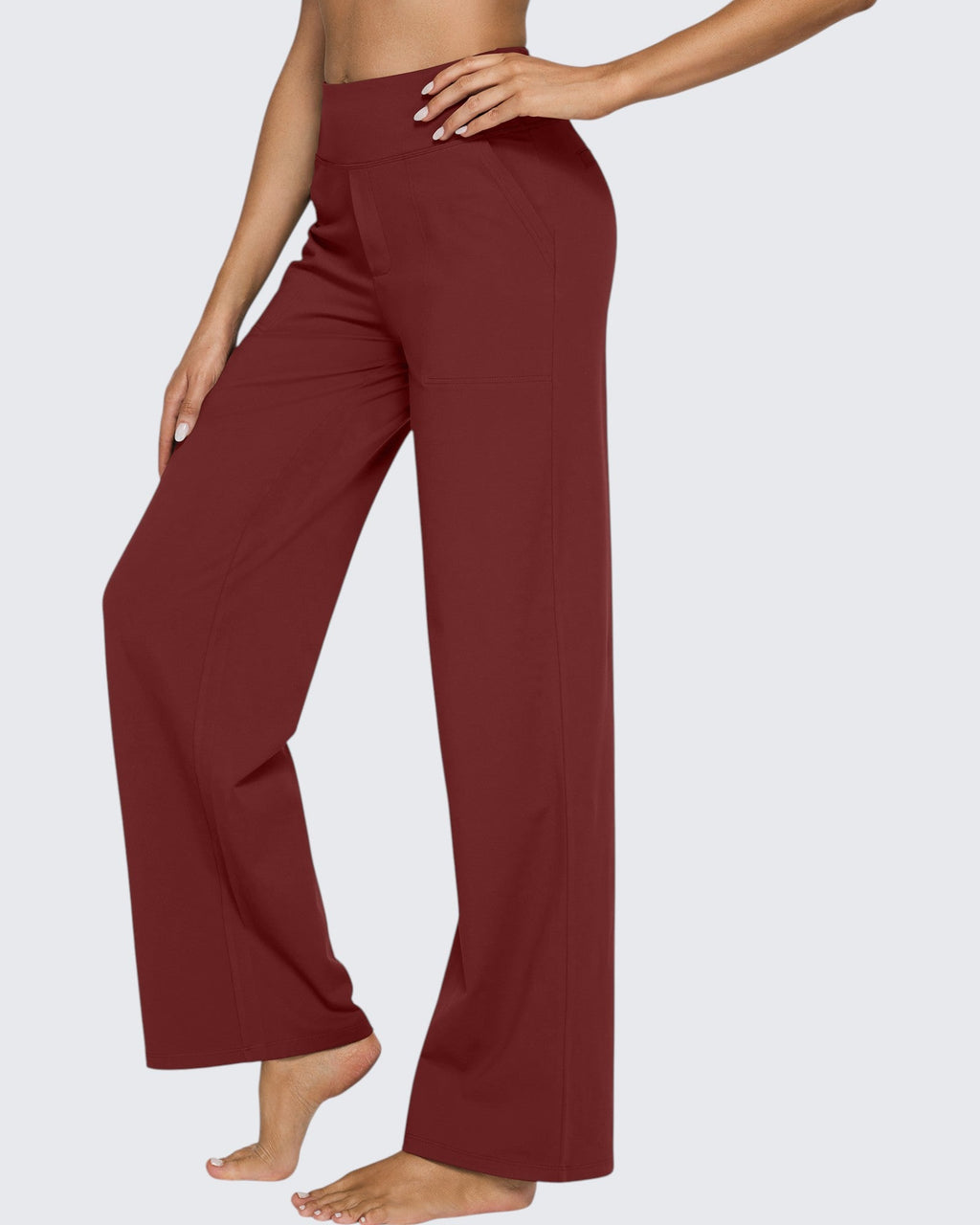 EverGoing Loose High-Waist Business Casual Pants 35''