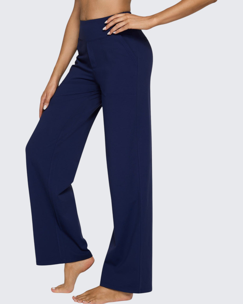 EverGoing Loose High-Waist Business Casual Pants 35''