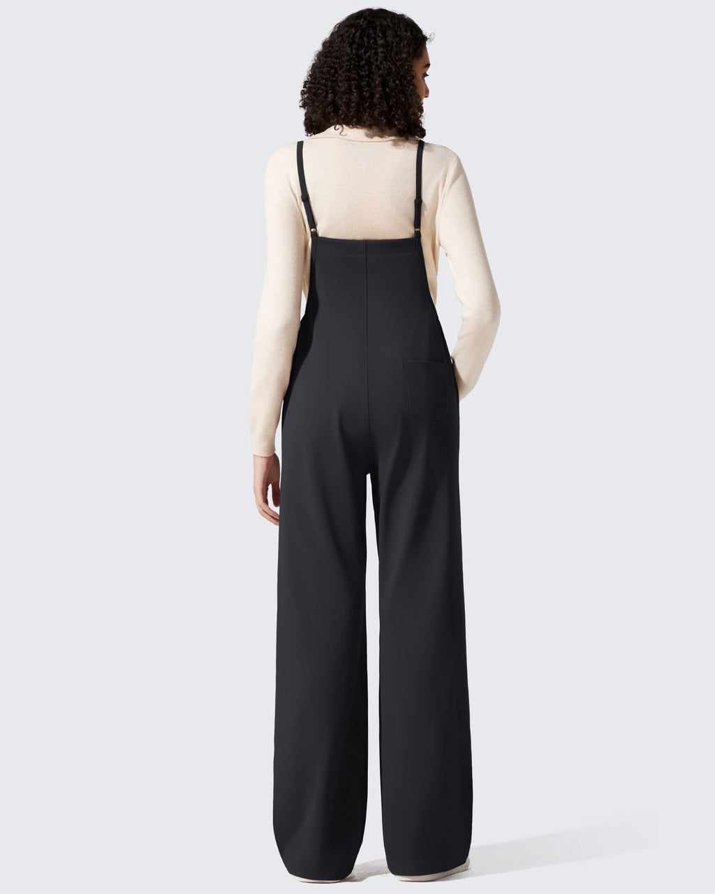 EverGoing Maternity Adjustable Strap Wide Leg Rompers