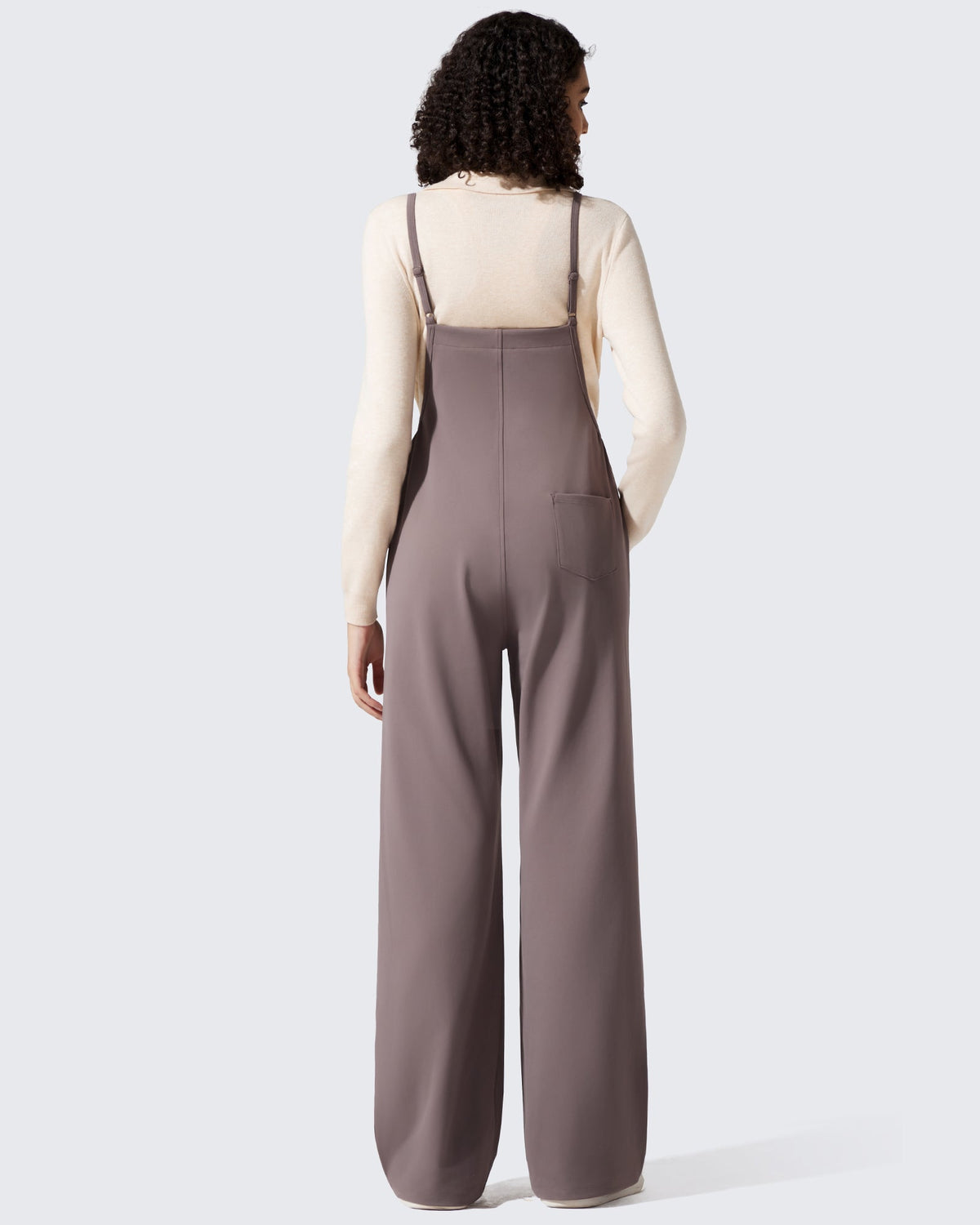 EverGoing Maternity Adjustable Strap Wide Leg Rompers