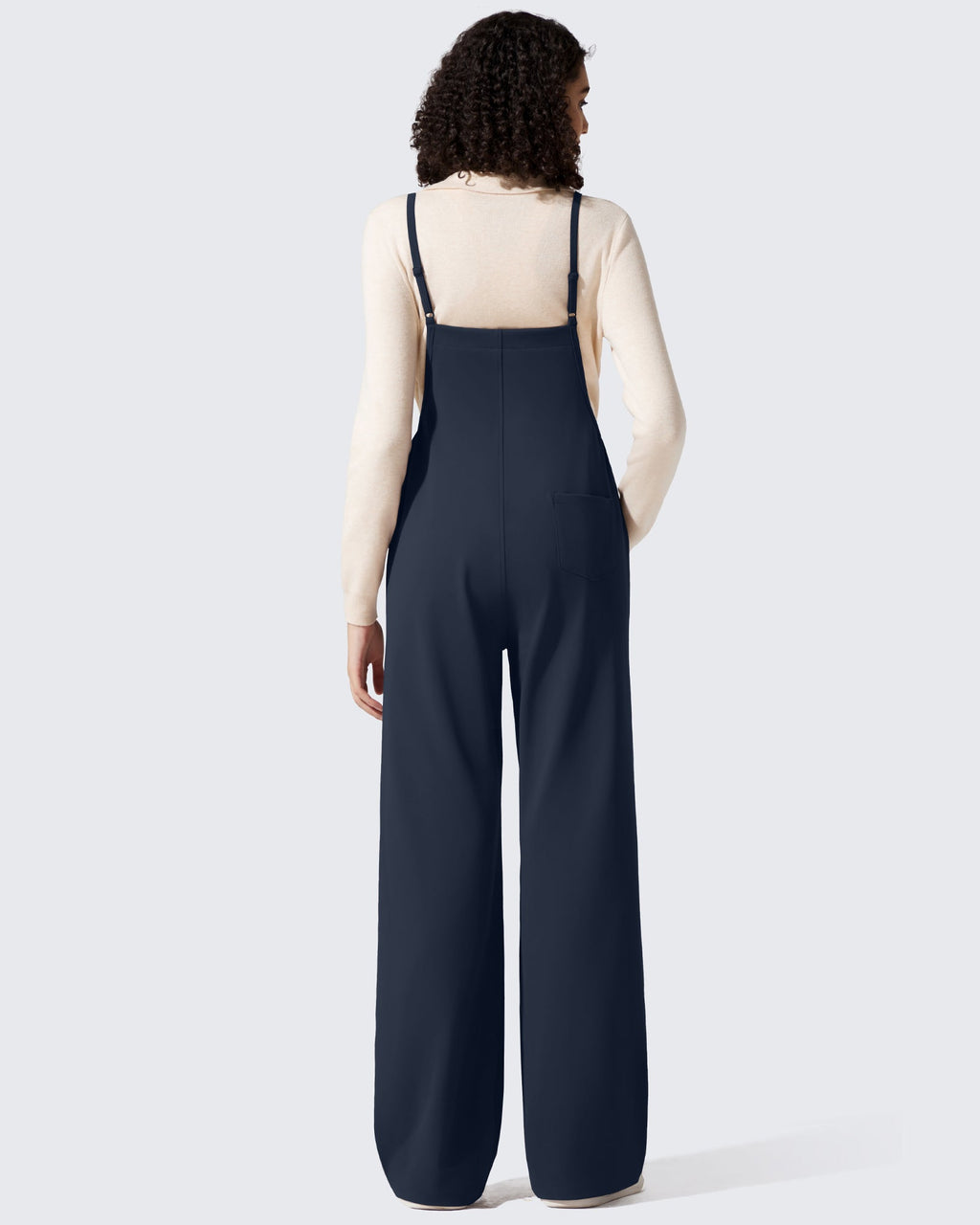 EverGoing Maternity Adjustable Strap Wide Leg Rompers