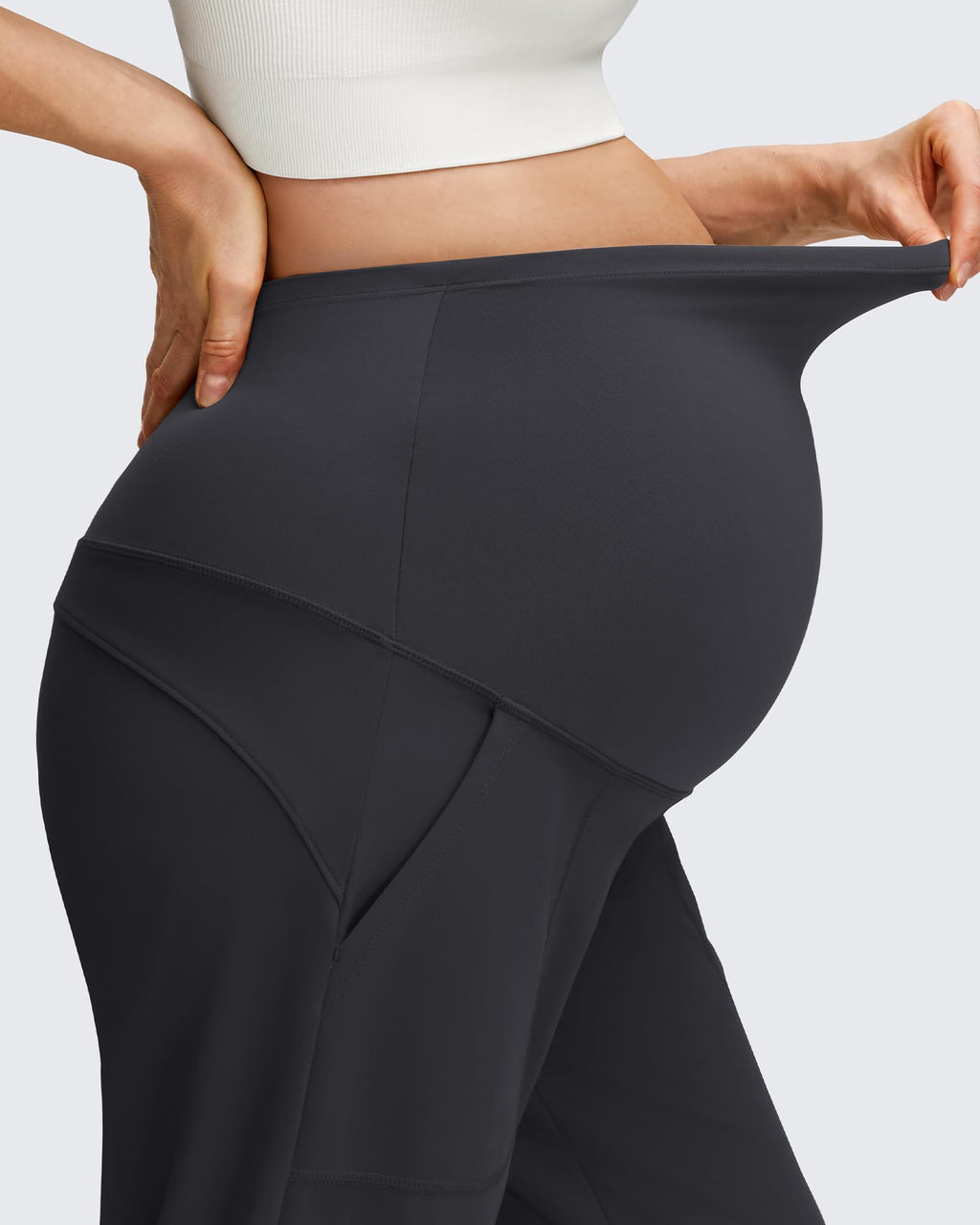 EverGoing Maternity Workout Over The Belly Joggers
