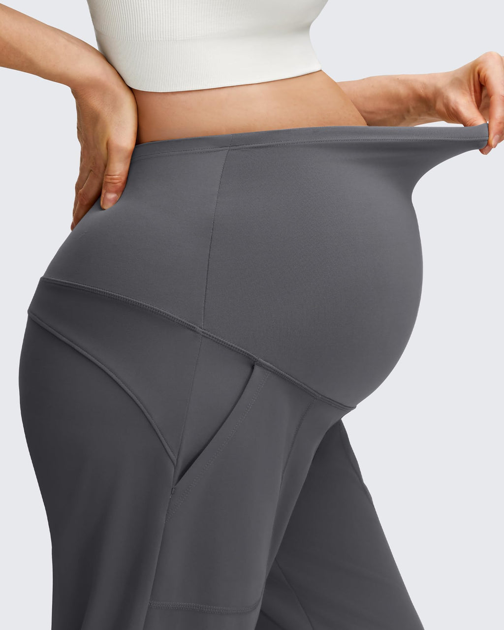 EverGoing Maternity Workout Over The Belly Joggers
