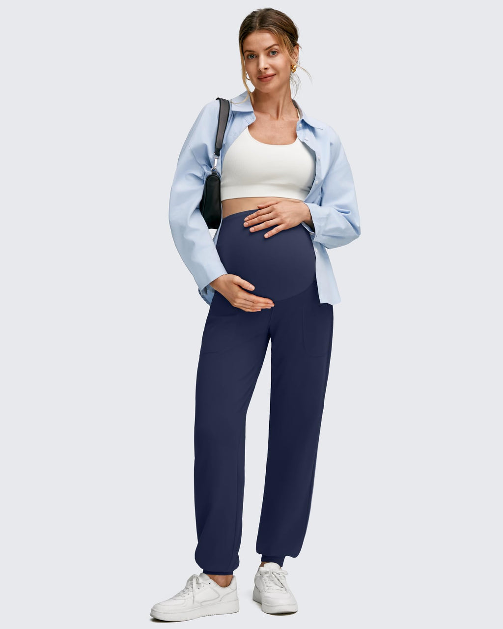 EverGoing Maternity Workout Over The Belly Joggers