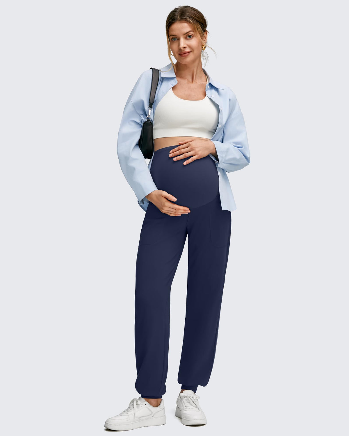 EverGoing Maternity Workout Over The Belly Joggers