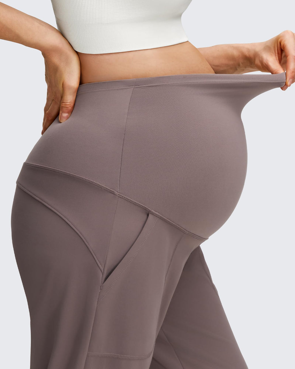 EverGoing Maternity Workout Over The Belly Joggers