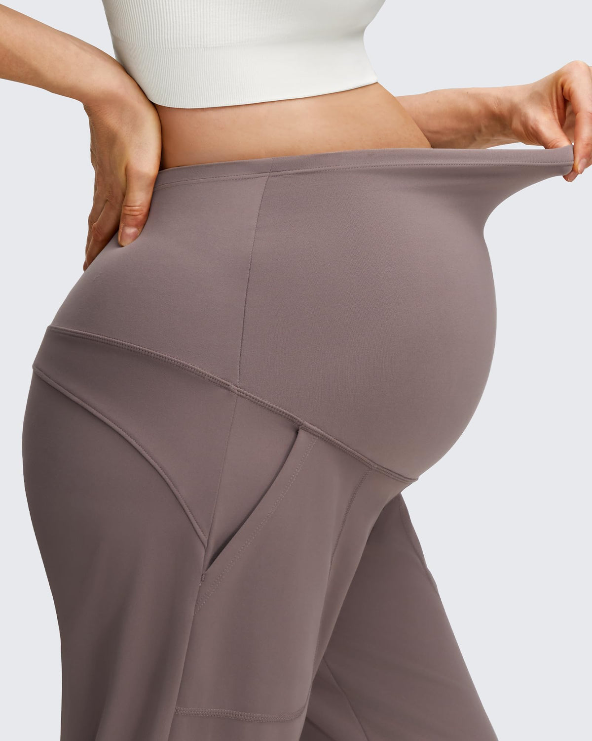 EverGoing Maternity Workout Over The Belly Joggers
