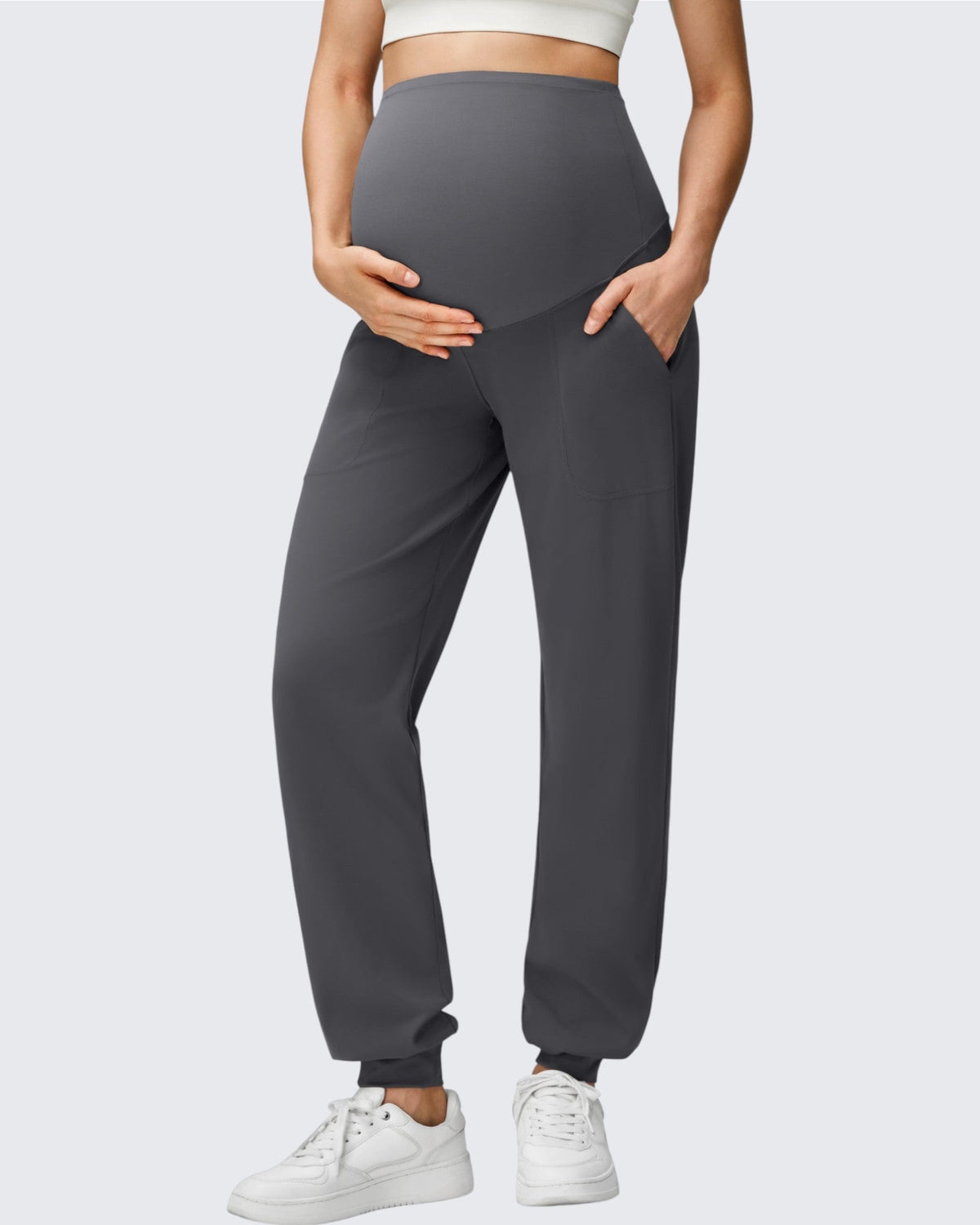 EverGoing Maternity Workout Over The Belly Joggers